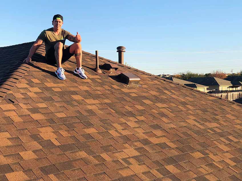 Roofing Contractor Conducting Quality Roof Inspection