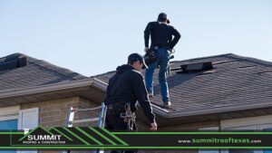 Summit Roofer Conducting a Roof Inspection