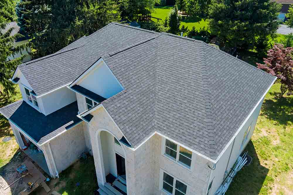 Aerial view of a roof Round Rock, TX