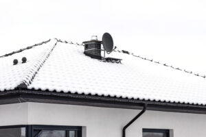 Snowed-in roof