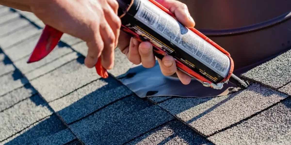 Closeup Roof Repair